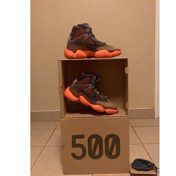 Yeezy 500 High Tactile Orange - Picture 3 of 3